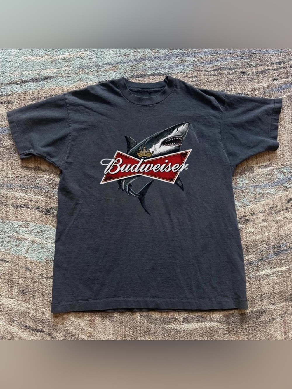 Budweiser Shark Graphic Tee - Black